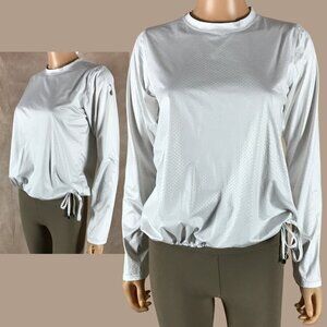 LACOA SPORTS White Long Sleeve Athletic Top S/M